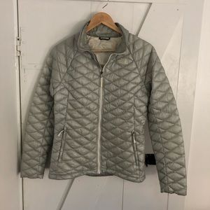 THE NORTH FACE women’s down jacket, silver, S